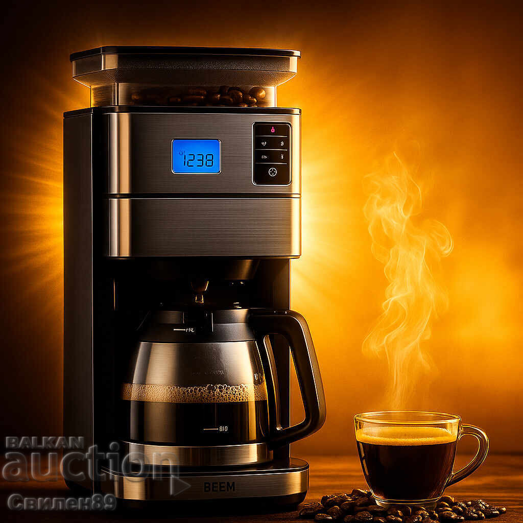 1 pc. / Filter coffee machine with grinder and thermal carafe BEEM BASIC S