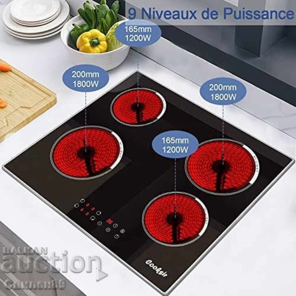 Cooksir CSC-D46001-BB – Стъклокерамичен плот за вгражд - 6 Cooksir CSC-D46001-BB – Стъклокерамичен плот за вгражд - 6