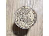 3 κρόιτσερ 1670 Αυστρία * Λεοπόλδος *