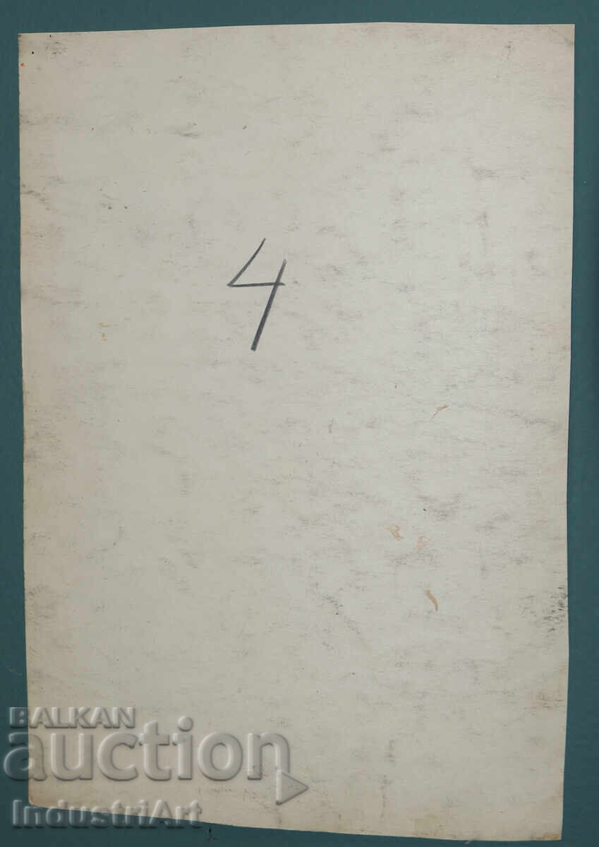 Еротична картина маслени бои женски портрет голо тяло - 6