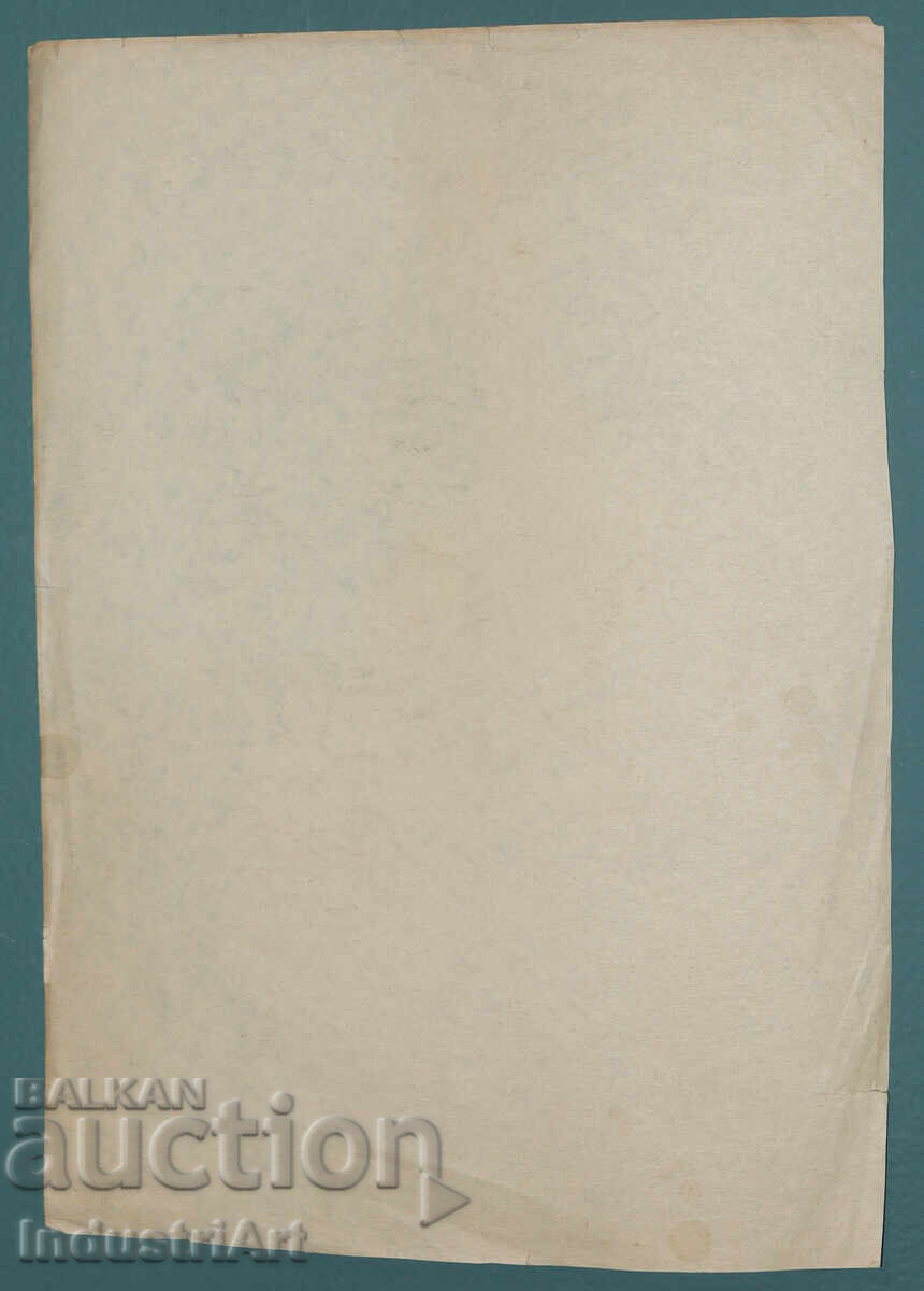 Beautiful pastel drawing, female portrait, nude body - 6