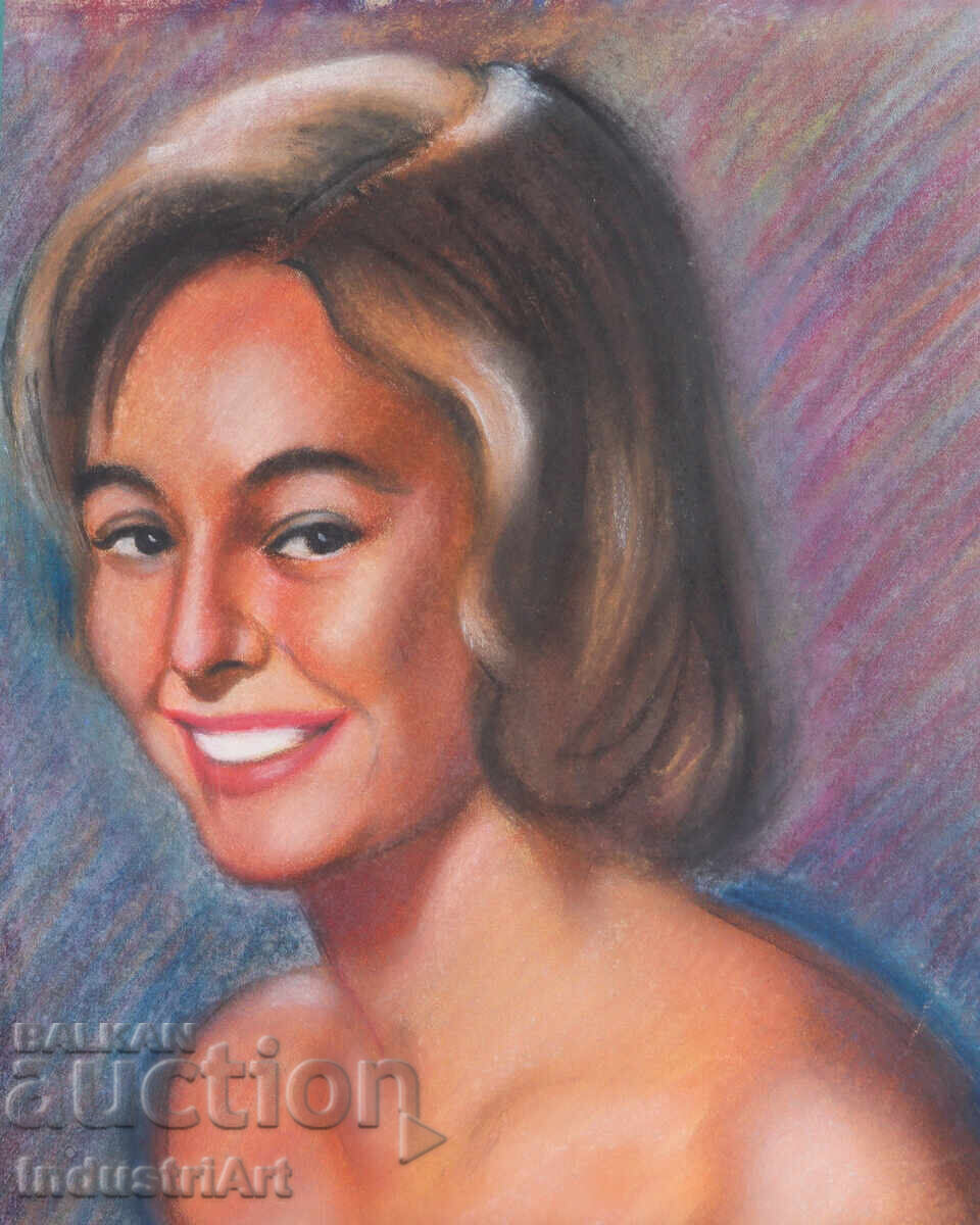 Desen frumos pastel portret feminin cu preț 100.00 BGN | € 51.13