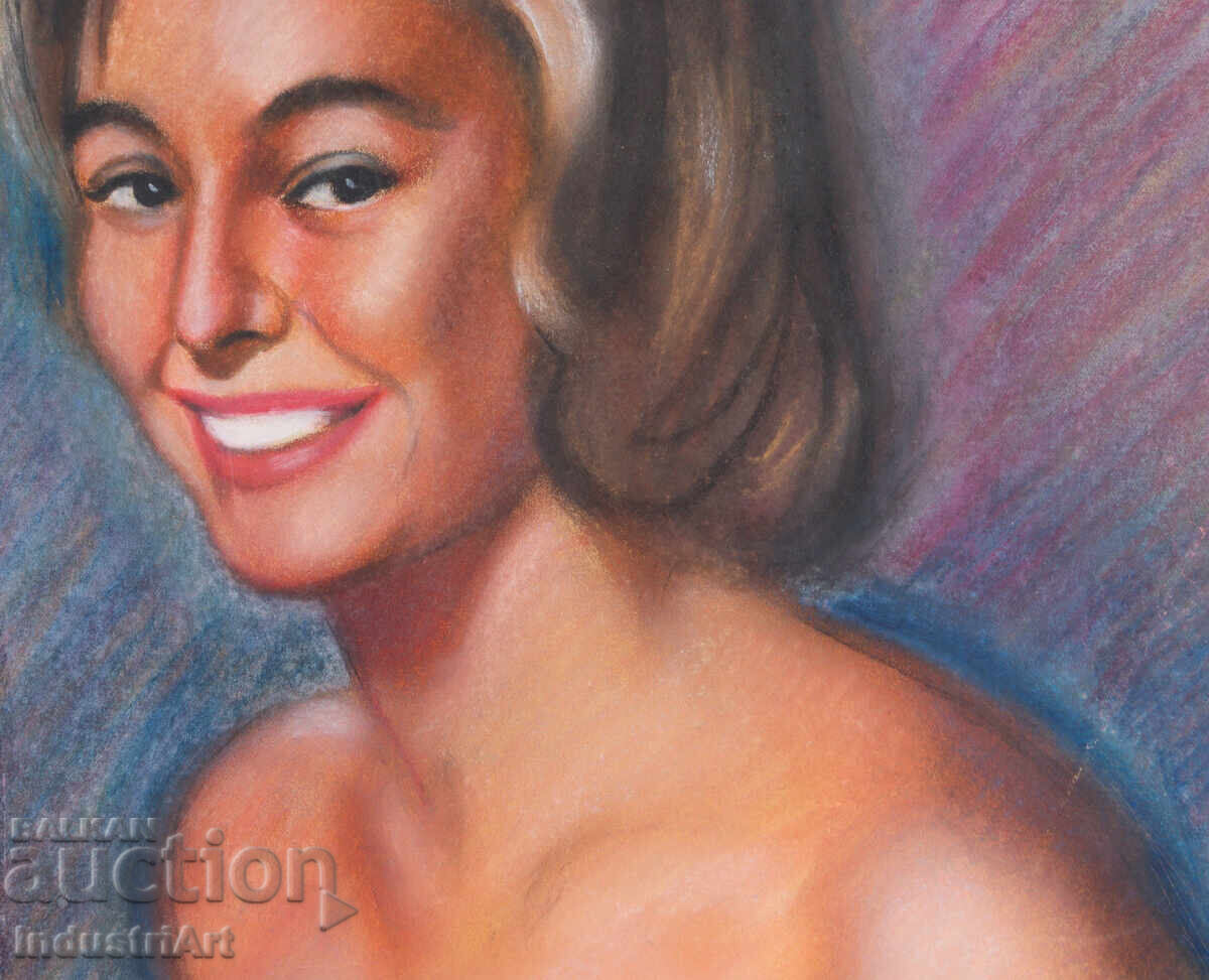 Desen frumos pastel portret feminin - 5