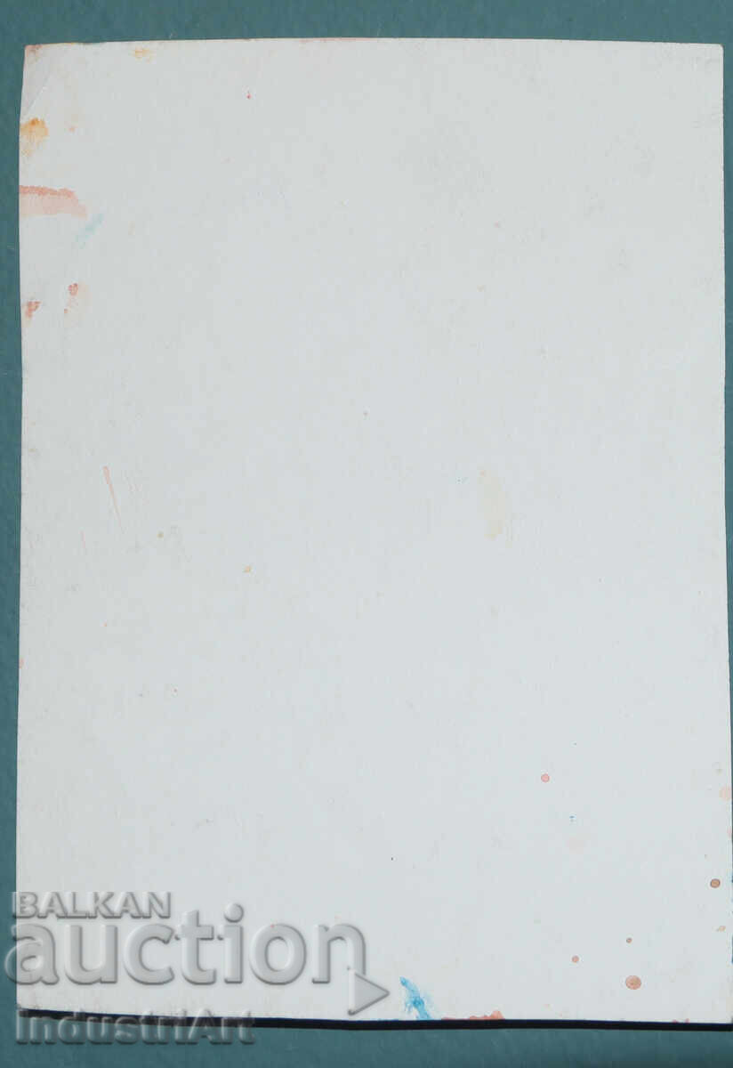 Erotic watercolor painting female portrait nude body - 6