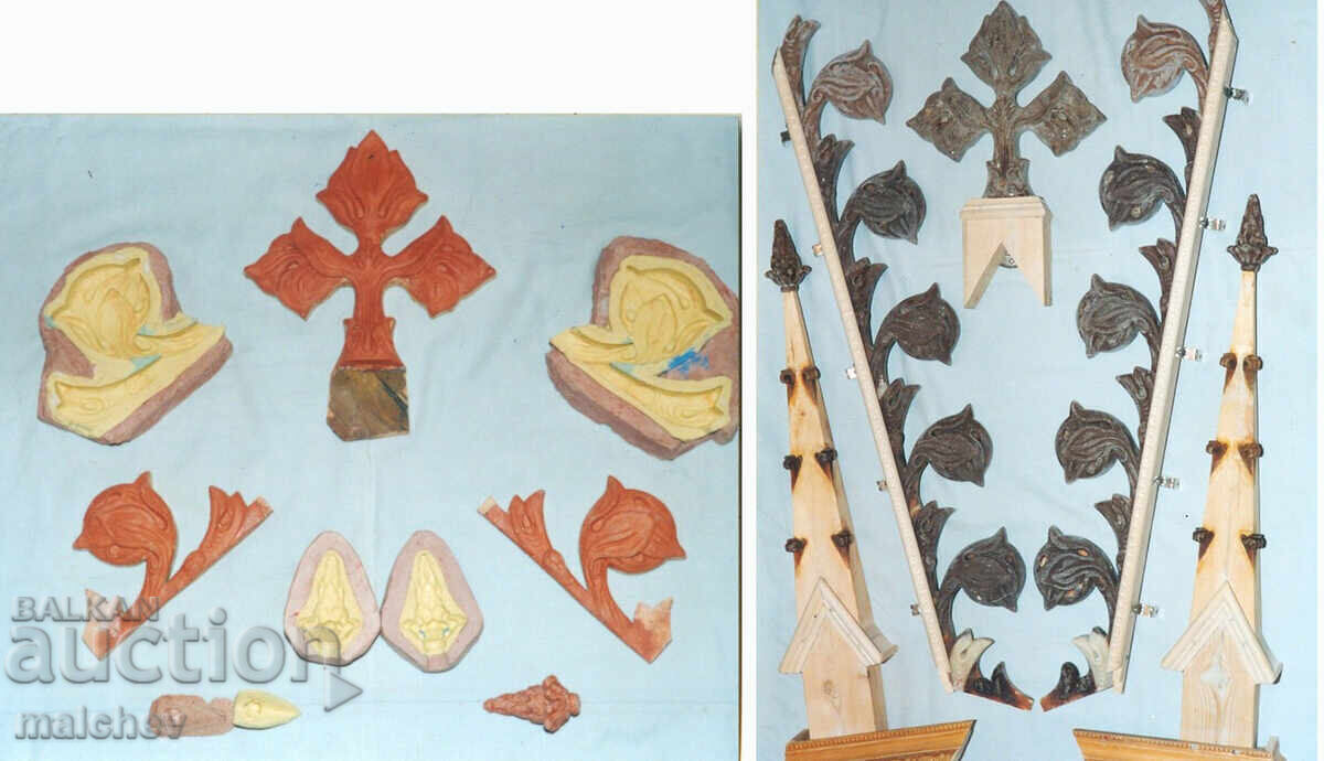 Gothic relief ornaments - models, excellent - 6 Gothic relief ornaments - models, excellent - 6