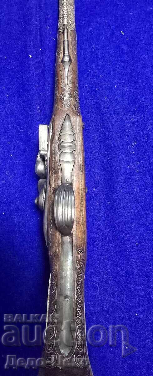 Silver Flintlock Pistol - 7