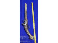 Silver Flintlock Pistol