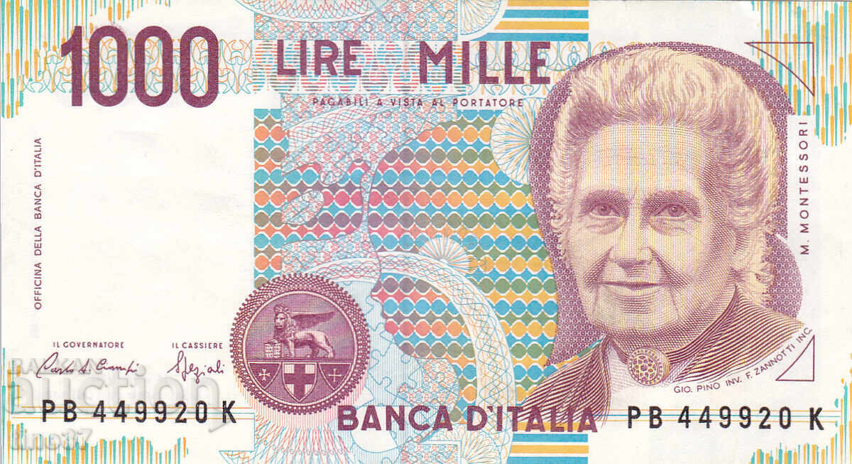 tino37 - ΙΤΑΛΙΑ - 1000 ΛΙΡΕΣ - 1990 - VF με τιμή € 0.70 | 1.37 BGN