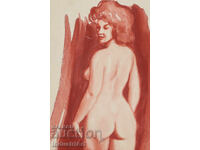 Mica pictură erotică portret feminin corp gol