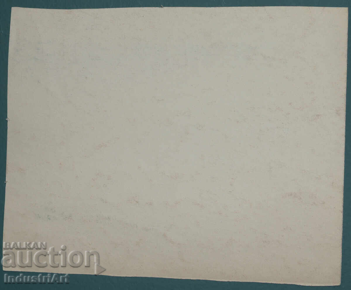 Картина акварел женски портрет - 6