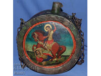 Bucolică veche pictată, iconă