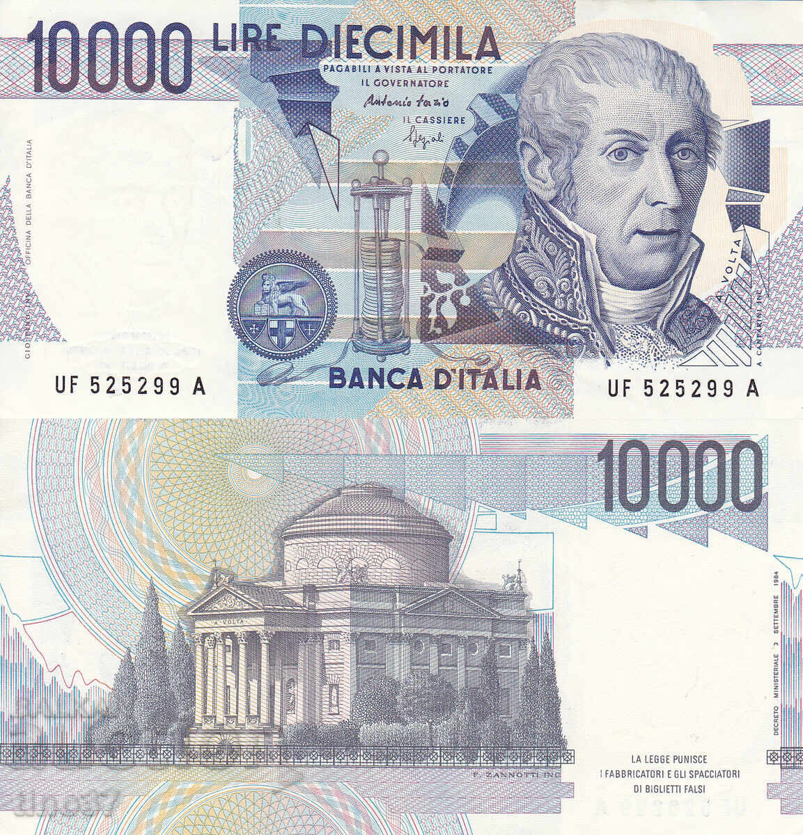 tino37- ITALY - 10000 LIRES - 1984 - XF
