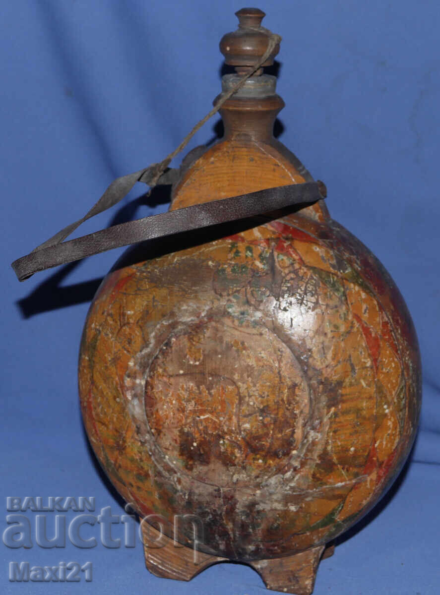 Livrarea Bucură pictată veche butelcă butoi Țarina Ioana