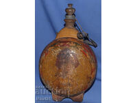 Bucură pictată veche butelcă butoi Țarina Ioana