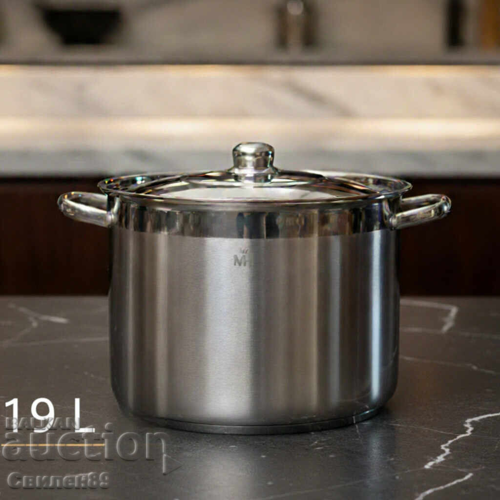 Oală inoxidabilă - MERCURY HAUS COSMO PREMIUM – rezistentă cu preț 33.00 BGN | € 16.87