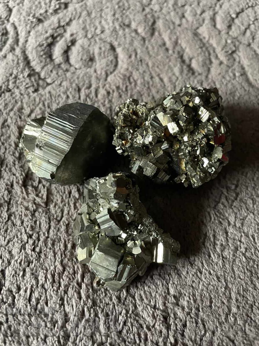 Δρούζι πυρίτη - 3 τμχ Δρούζι πυρίτη - 3 τμχ