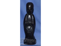 Sculptură din lemn sculptată manual Sfânta Fecioară Maria