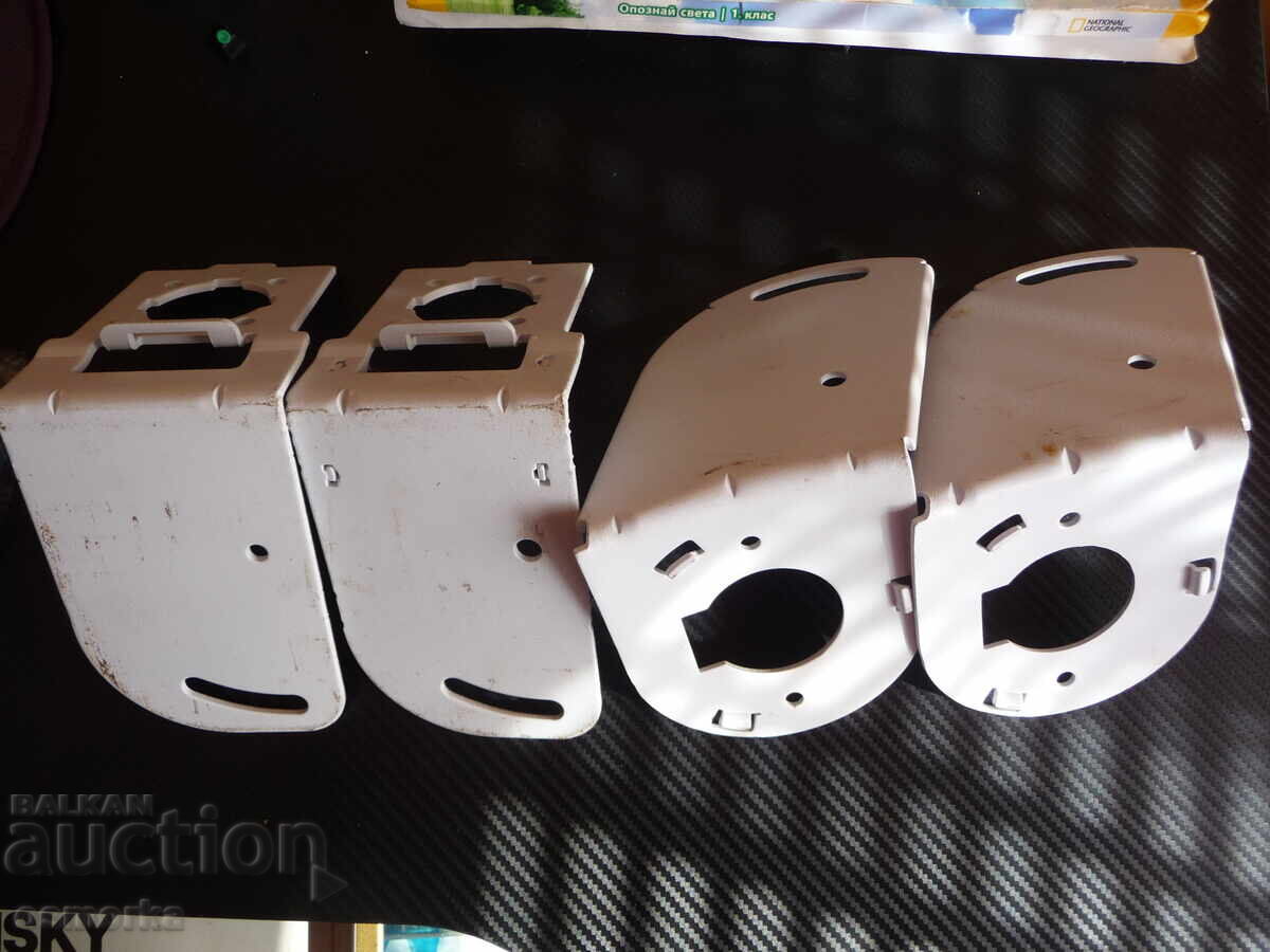 Metal brackets, solid, exterior mounting, 4 pieces, BZC - 5 Metal brackets, solid, exterior mounting, 4 pieces, BZC - 5