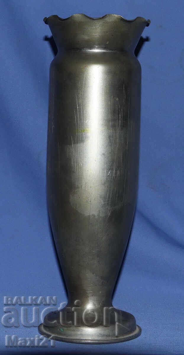 Livrarea Vază decorativă veche, obuz de tun