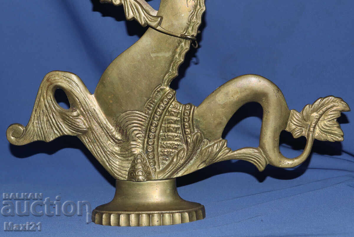 Auction  Handmade brass sculpture horse