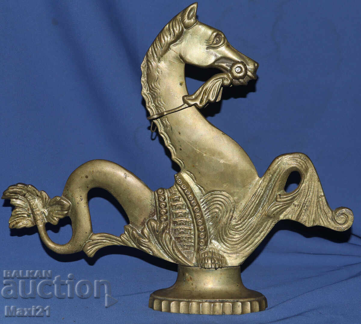 Handmade brass sculpture horse - 5