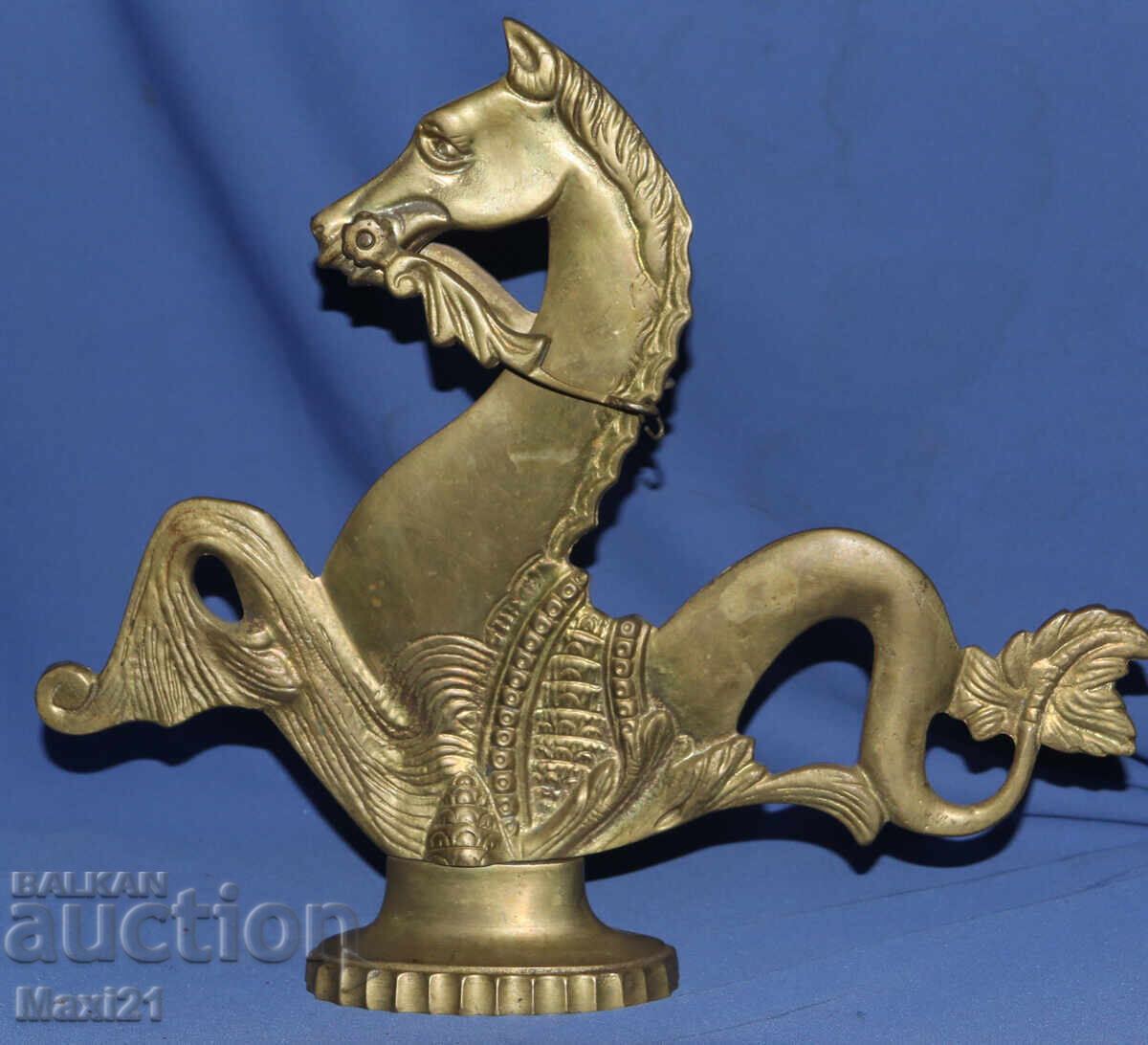 Handmade brass sculpture horse