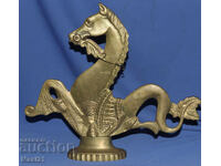 Handmade brass sculpture horse