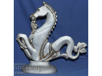 Handmade metal sculpture horse