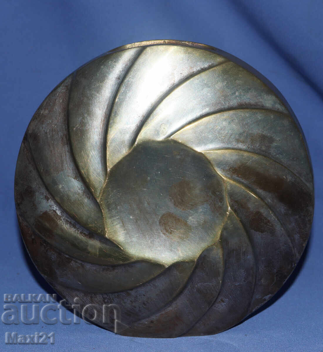 Vintage silver-plated flower vase