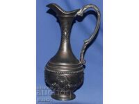 Cana vintage argintată pentru servire