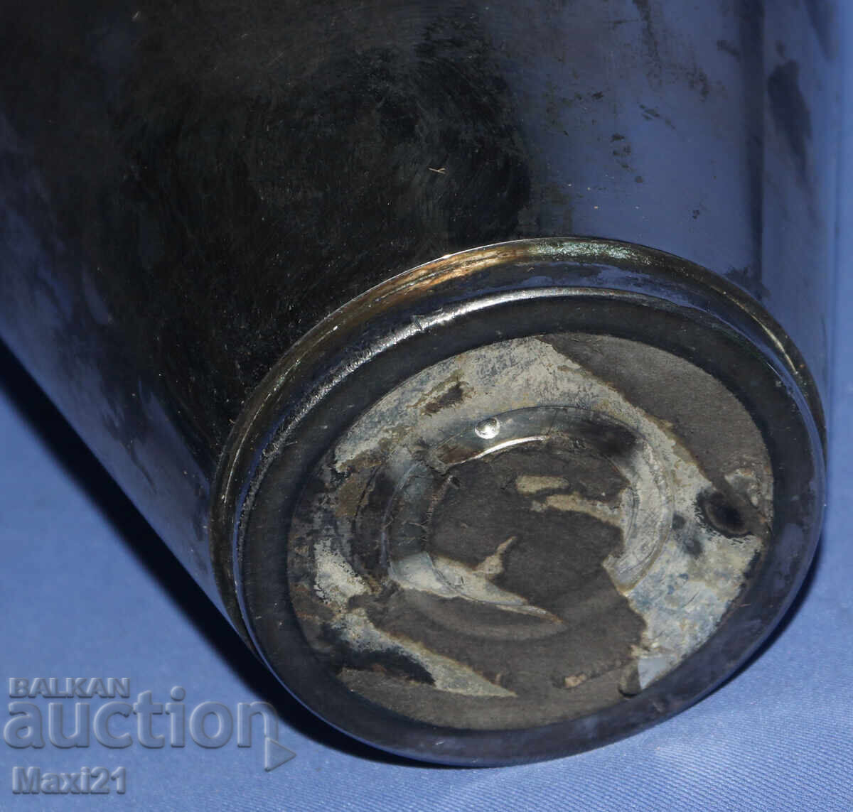 Винтидж посребрена ваза за цветя - 7