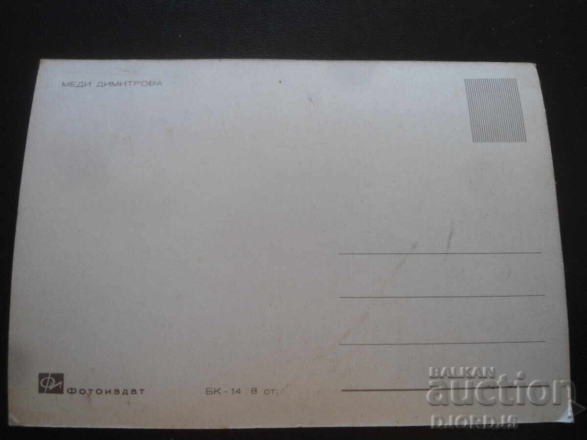 Medii Dimitrova, Felicitare veche cu preț 2.00 BGN | € 1.02