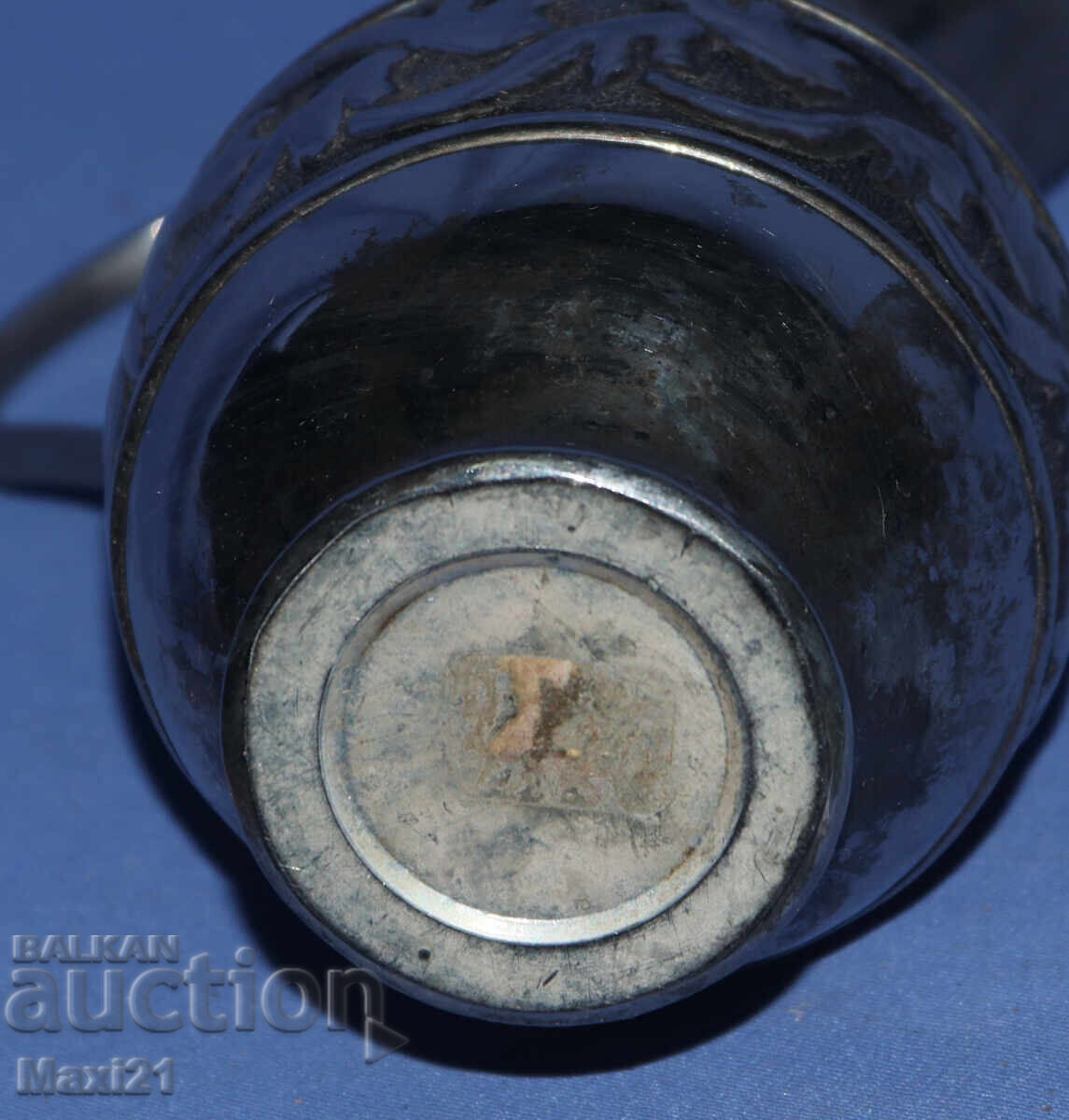 Vintage silver-plated serving pitcher - 6