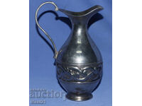 Vintage silver-plated serving pitcher