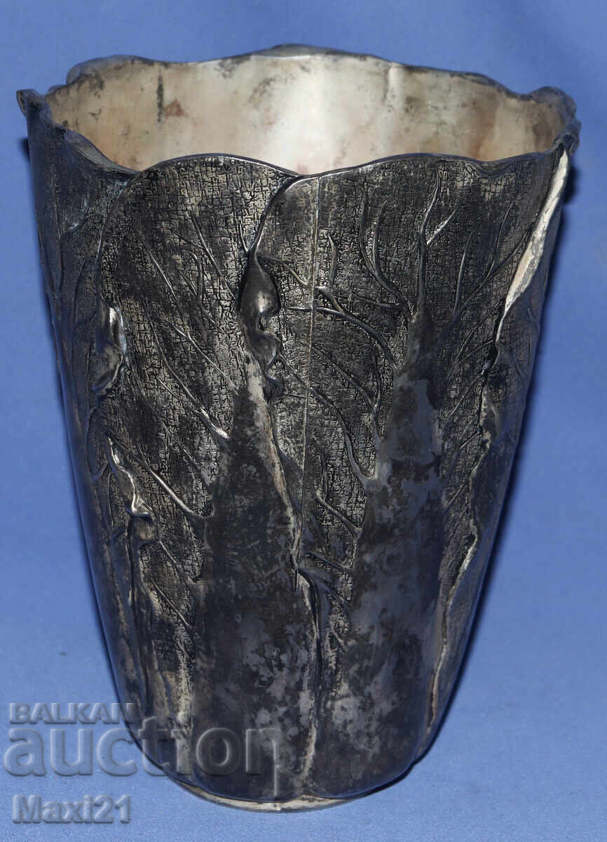 Παράδοση Αντίκα ασημένια βάζο λουλουδιών Veralucino