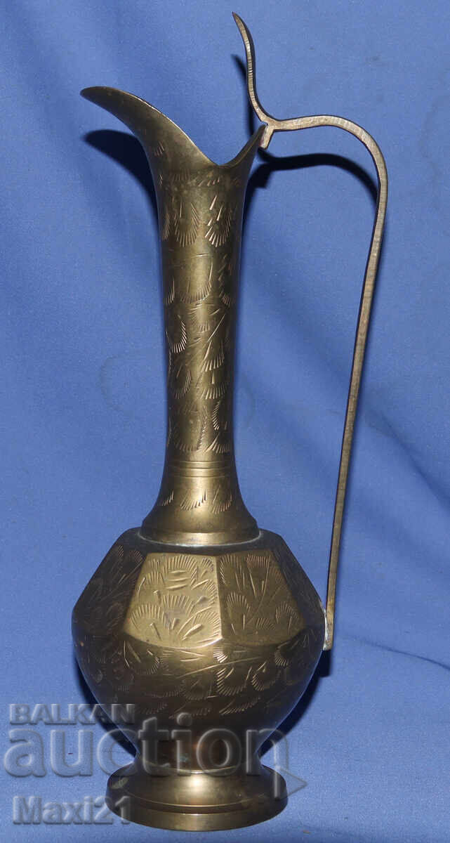 Vintage brass serving pitcher