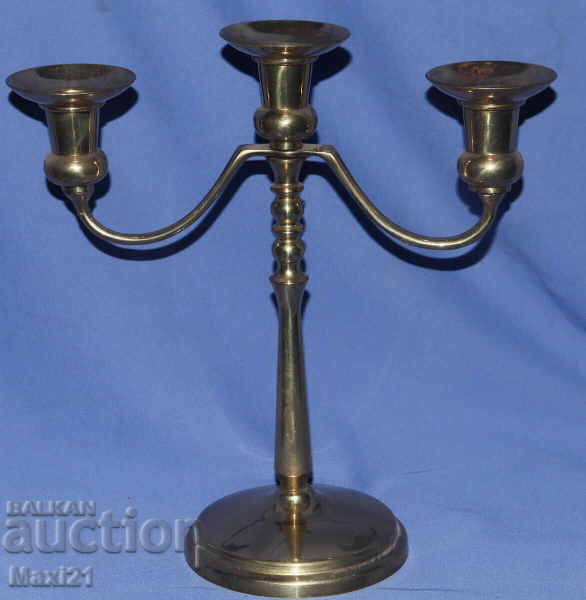 Στιβαρό μπρούτζινο κηροπήγιο - 7