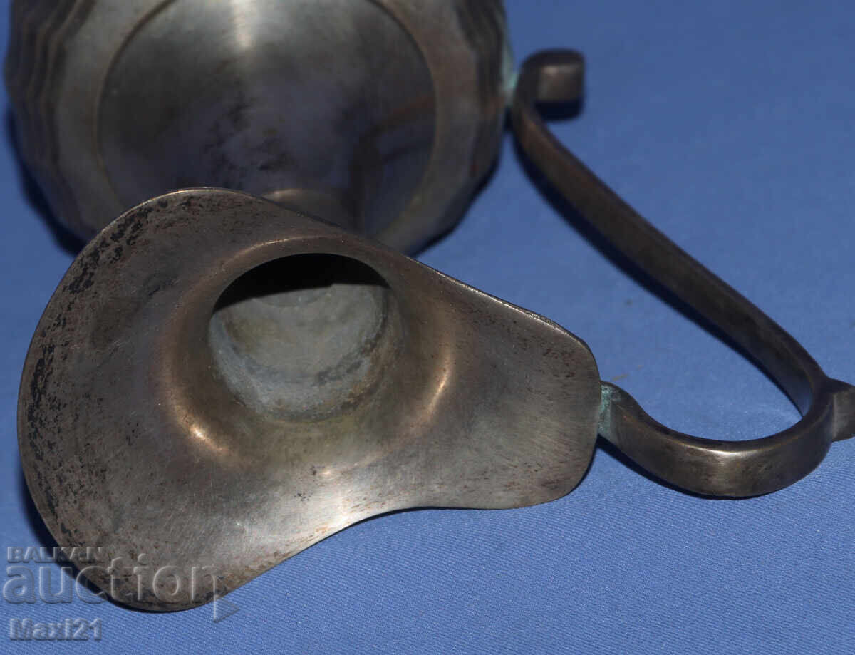 Vintage silver-plated serving pitcher - 6