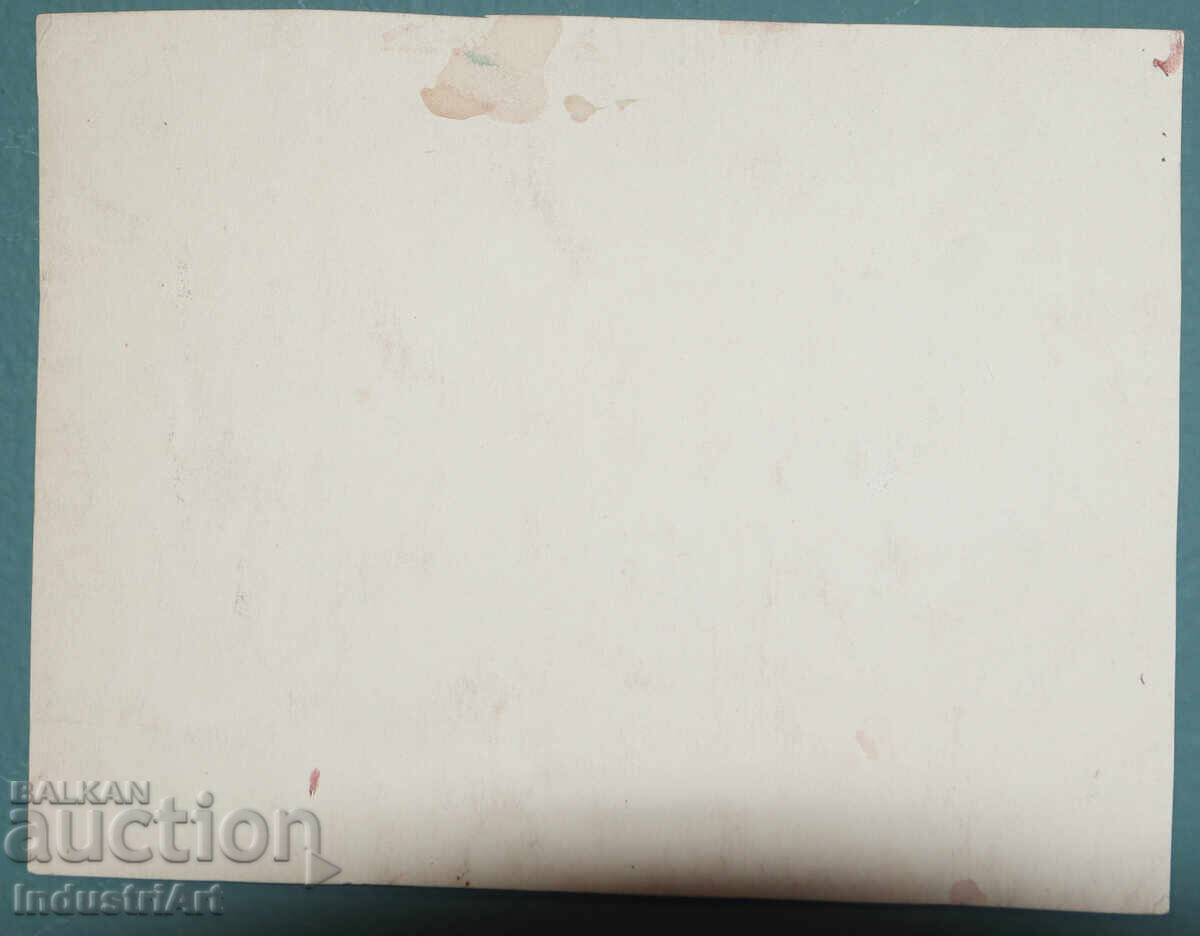 Еротична картина акварел женски портрет голо тяло - 6