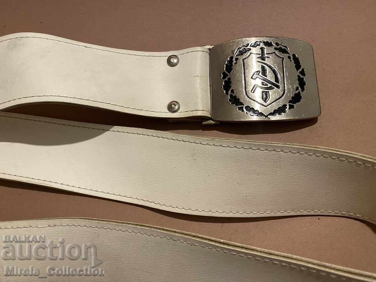 Ζώνη στολής Σοσιαλιστικής Λαϊκής Μιλιτσίγια ΚΑΤ