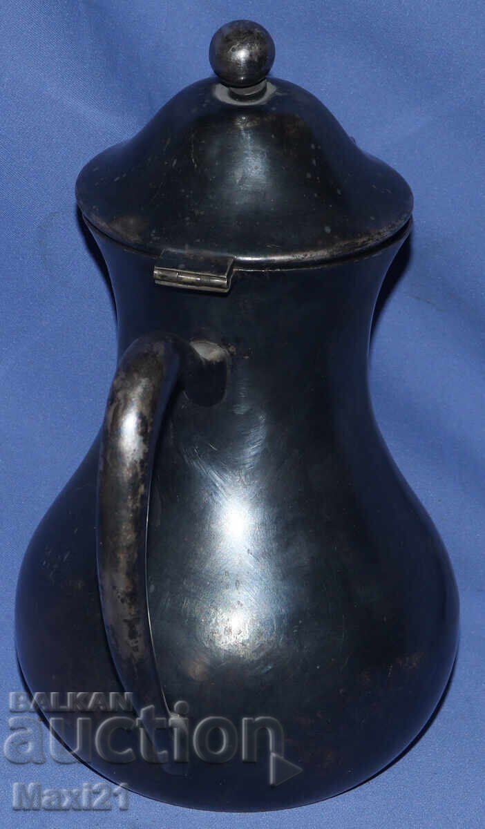 Винтидж посребрена кана за мляко Nissiotis Гърция - 6 Винтидж посребрена кана за мляко Nissiotis Гърция - 6