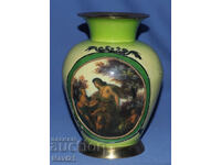 Vintidzh  rychno risuvana mesingova vaza