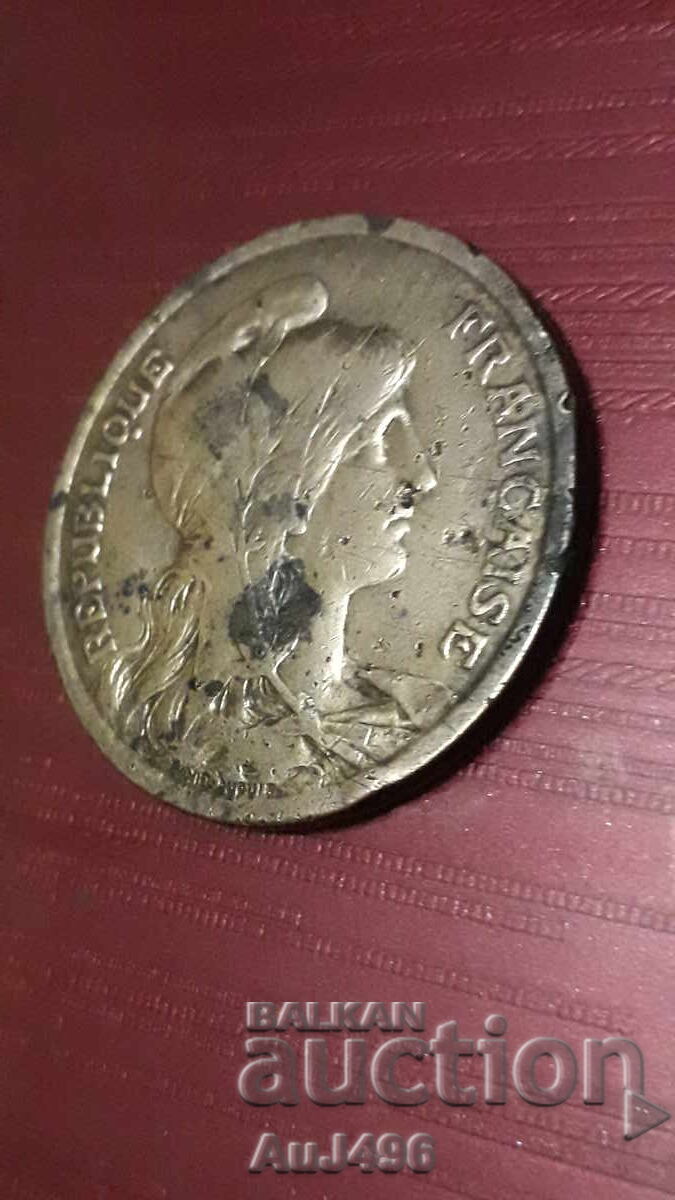 Аукцион 10 сантима 1916 --- монета с матричен гланц! Аукцион 10 сантима 1916 --- монета с матричен гланц!