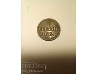 1 Pfennig 1852 Germany