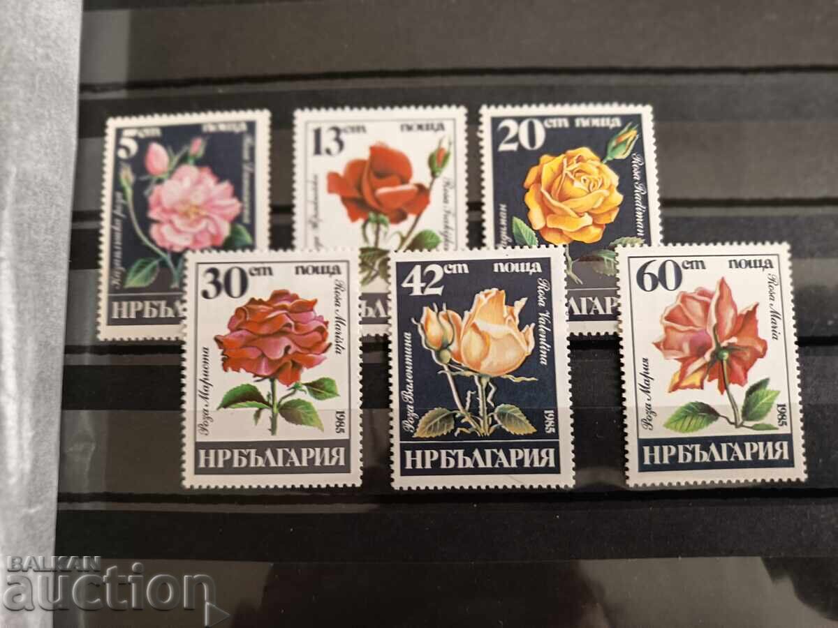 Bulgarian Rose from 1985 No. 3414/19