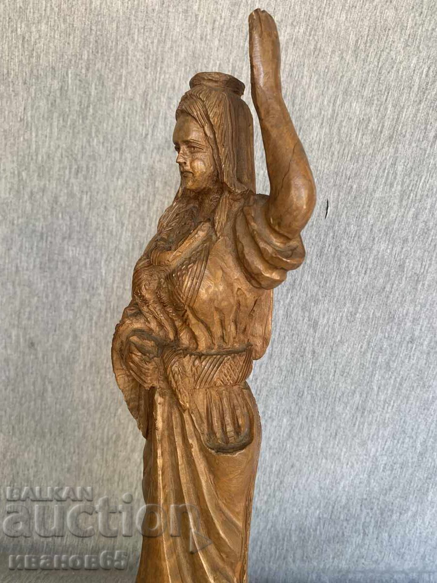 Livrarea veche figură de lemn Livrarea veche figură de lemn