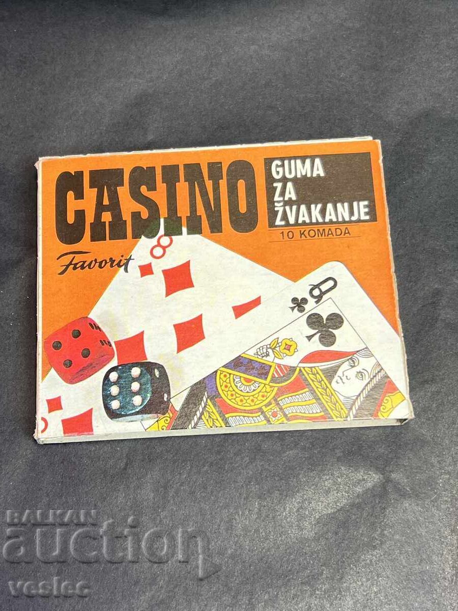 Gumă veche Țigări Gumă Cazinou Iugoslavia Cutie cu preț 99.00 BGN | € 50.62 Gumă veche Țigări Gumă Cazinou Iugoslavia Cutie cu preț 99.00 BGN | € 50.62