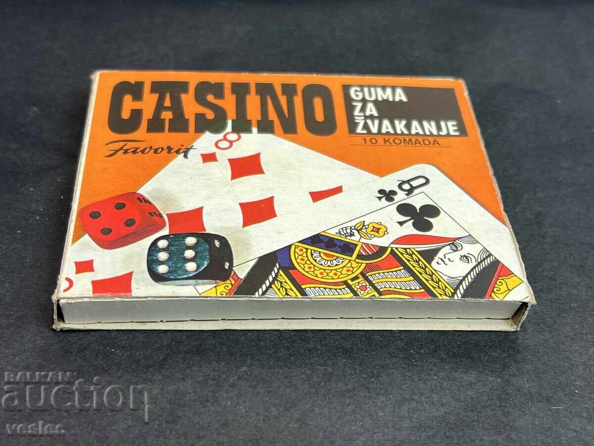 Licitație Gumă veche Țigări Gumă Cazinou Iugoslavia Cutie Licitație Gumă veche Țigări Gumă Cazinou Iugoslavia Cutie