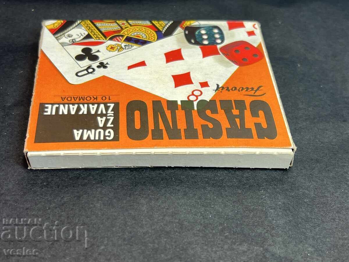 Livrarea Gumă veche Țigări Gumă Cazinou Iugoslavia Cutie Livrarea Gumă veche Țigări Gumă Cazinou Iugoslavia Cutie