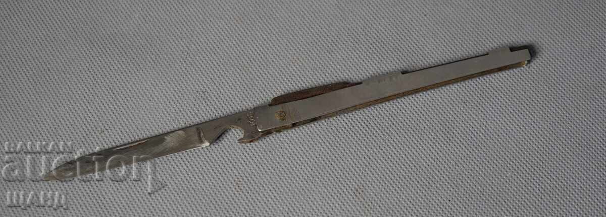 Πέτκο Ντένεφ Παλιό τσεπιακό πτυσσόμενο μαχαίρι με ανοιχτήρι Πέτκο Ντένεφ Παλιό τσεπιακό πτυσσόμενο μαχαίρι με ανοιχτήρι